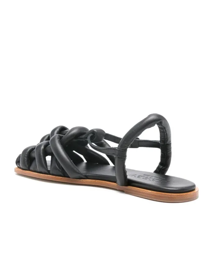 Square-Headed Flat Sandals