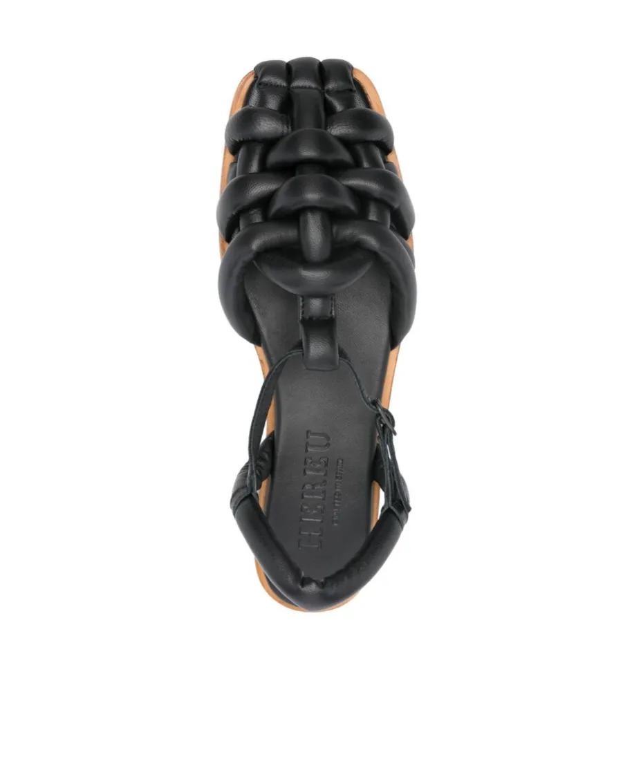 Square-Headed Flat Sandals
