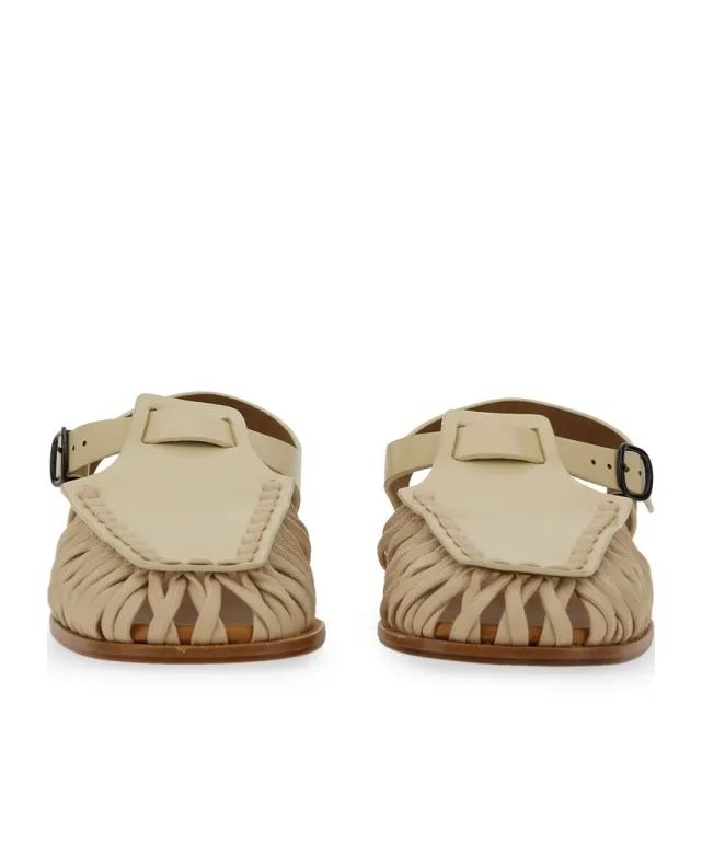 Logo Flat Sandals
