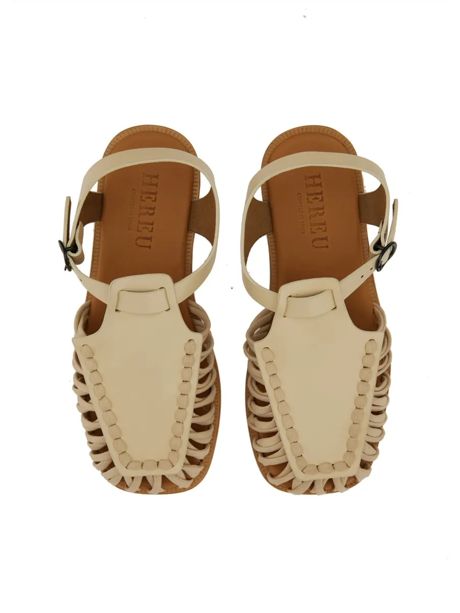 Logo Flat Sandals