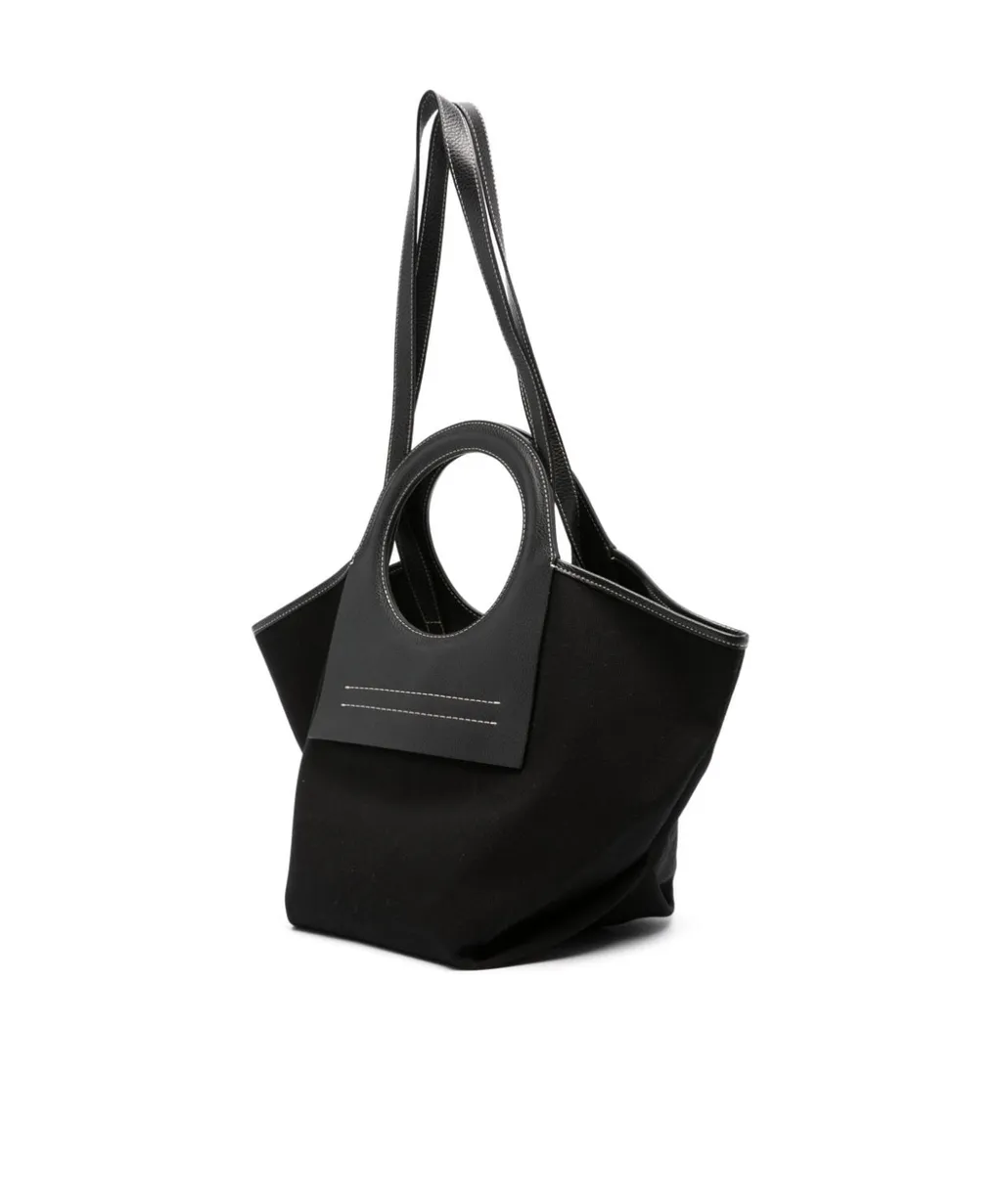 Small Cala Leather Tote Bag