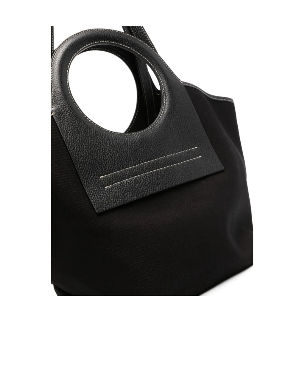 Small Cala Leather Tote Bag