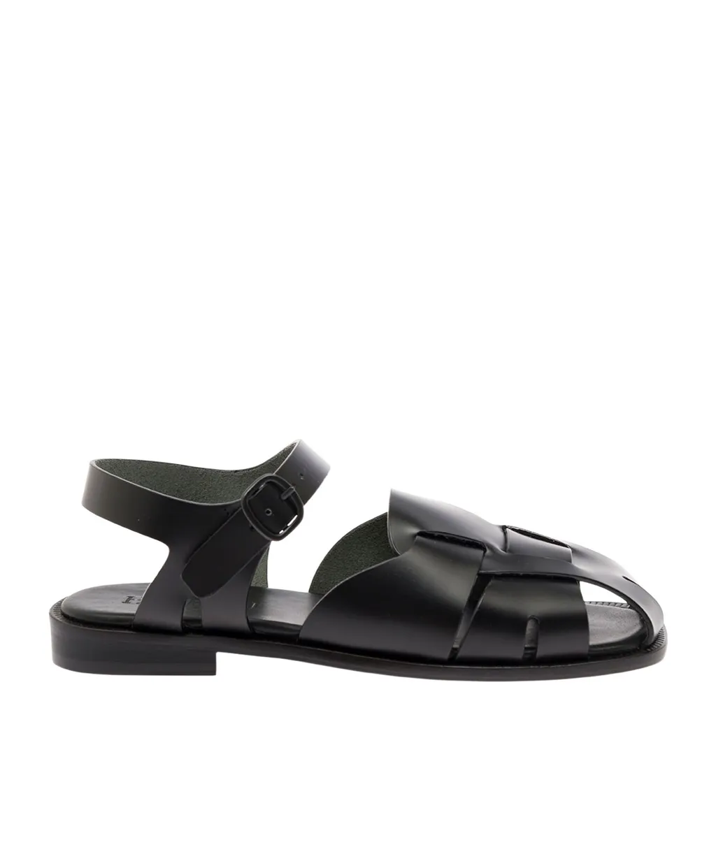 Open-Toe Falt Sandals