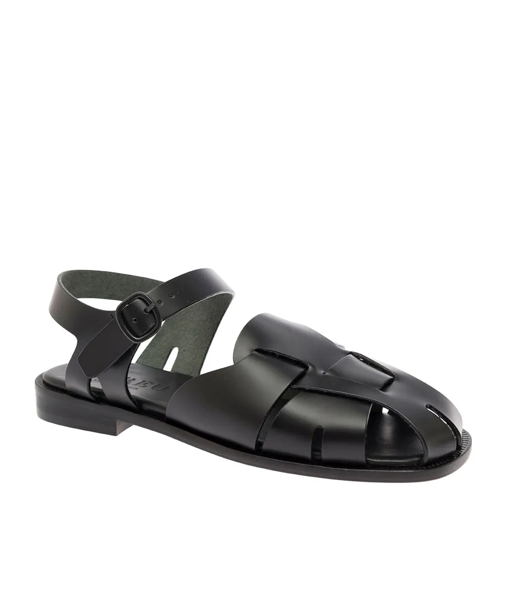 Open-Toe Falt Sandals