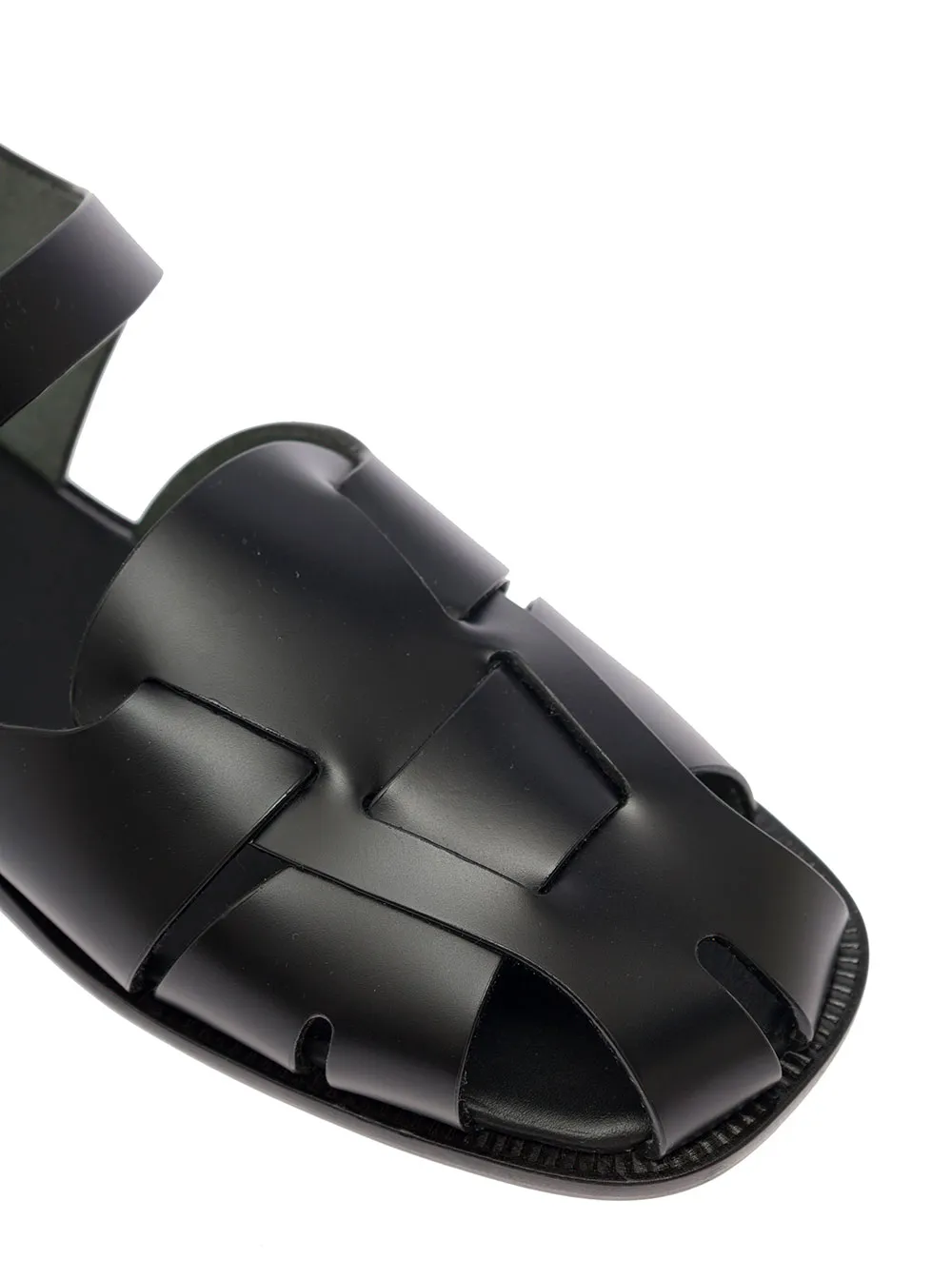 Open-Toe Falt Sandals