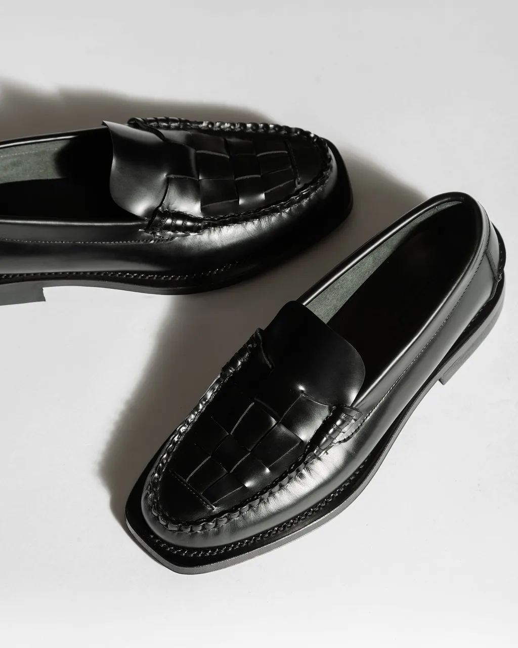 Nombela Woven-Designed Slip-On Loafers