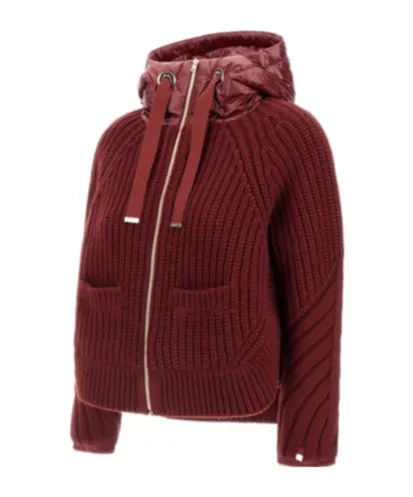 Hooded Ribbed Jacket