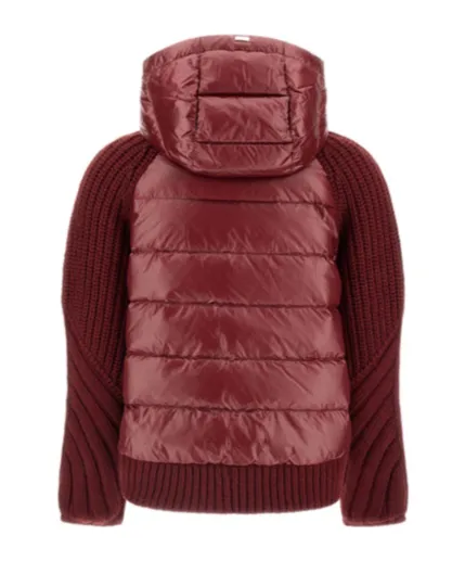 Hooded Ribbed Jacket