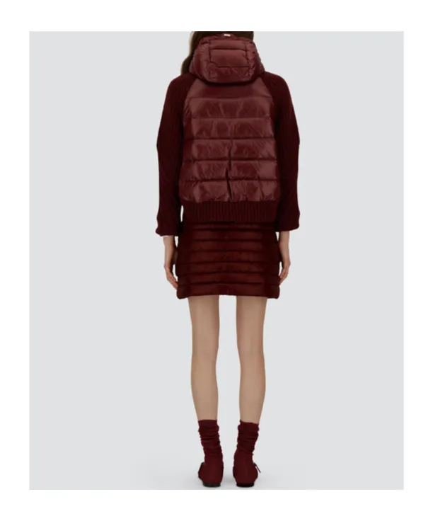 Hooded Ribbed Jacket