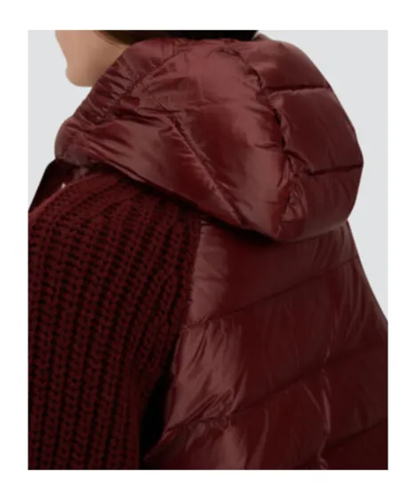 Hooded Ribbed Jacket