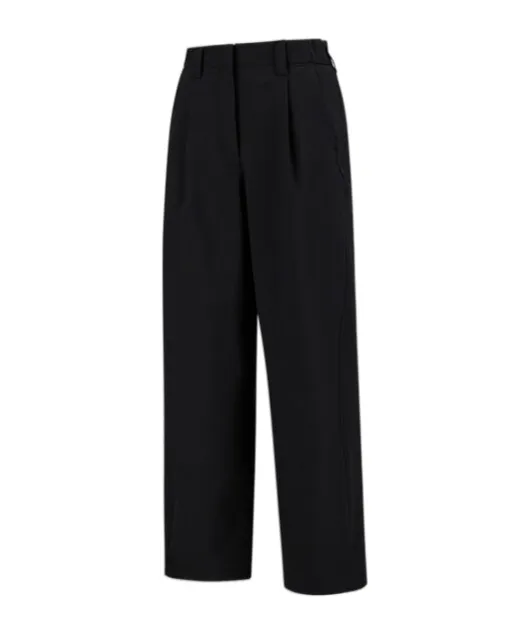 Stretch Wide-Leg Pants
