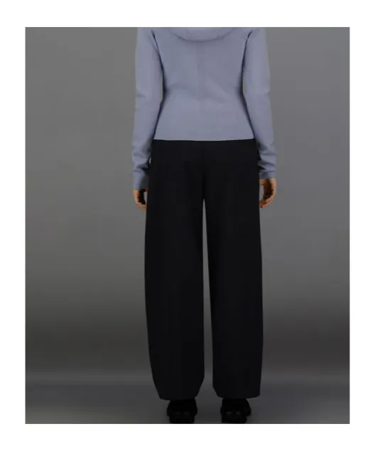 Stretch Wide-Leg Pants