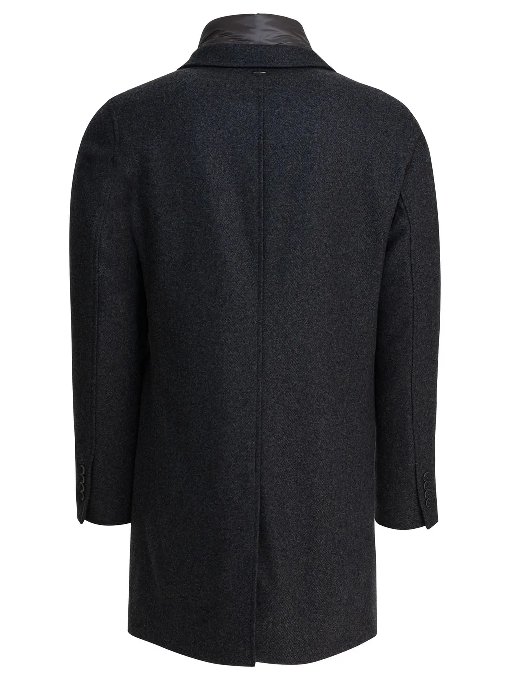 Single Breasted High-Neck Coat