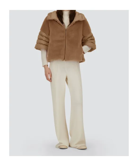 Satin Alternative Fur Cape