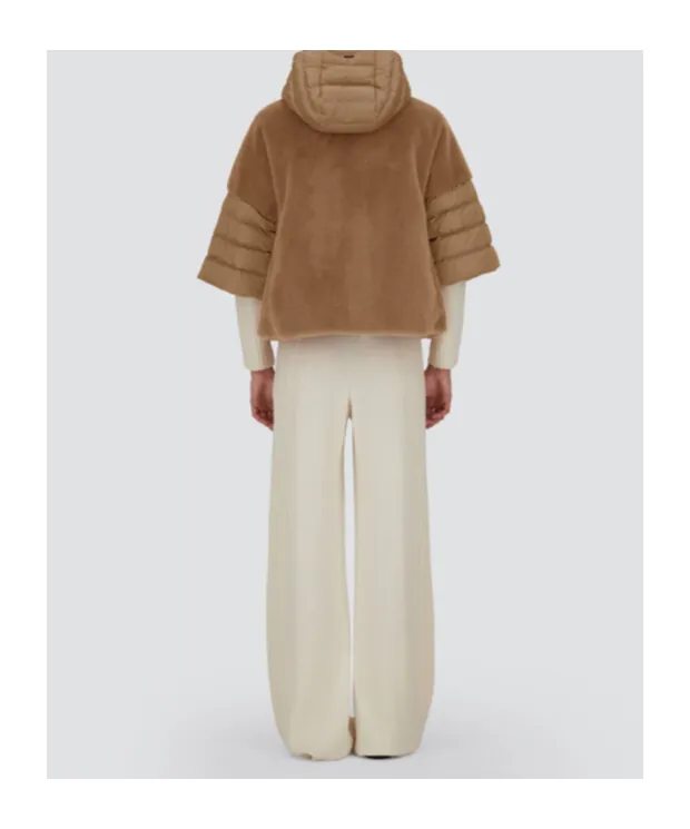 Satin Alternative Fur Cape