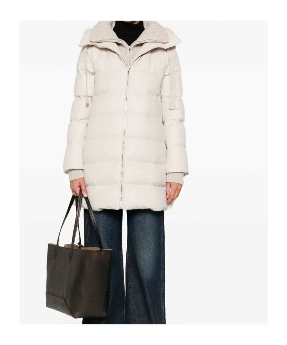 Hooded Quilted Coat