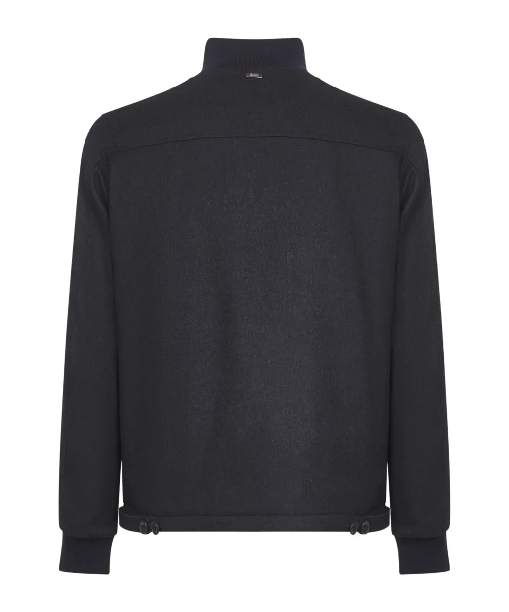 High Neck Buttoned Coat