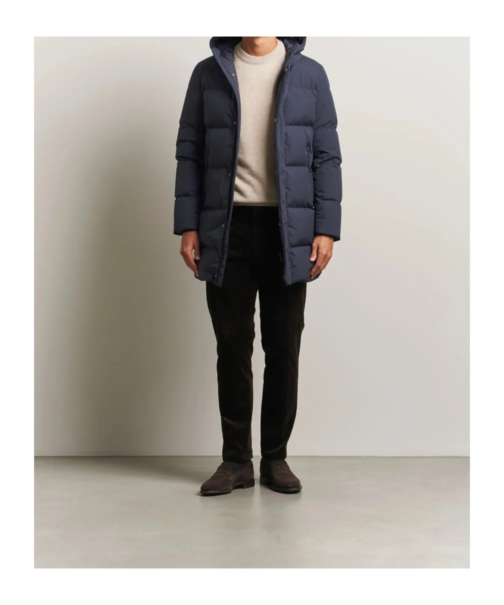 Quilted Hooded Coat