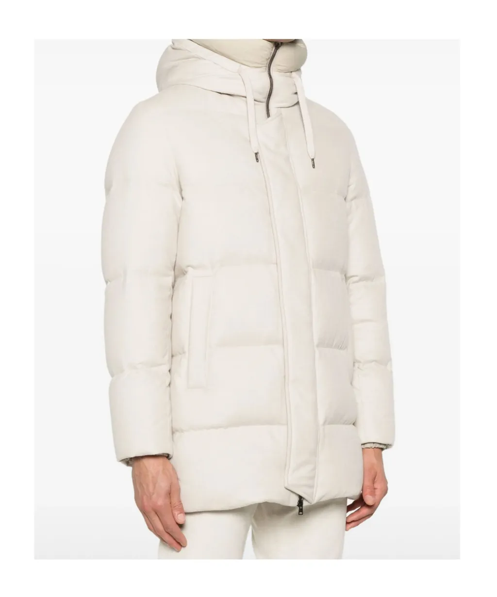 Hooded Quilted Coat