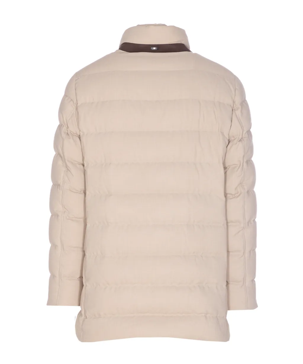 High Neck Quilted Padded Jacket