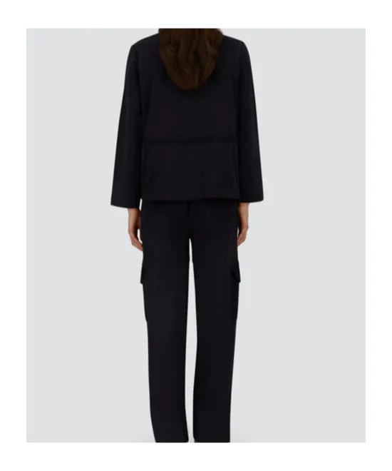 Drawstring Pocket-Detail Shirt