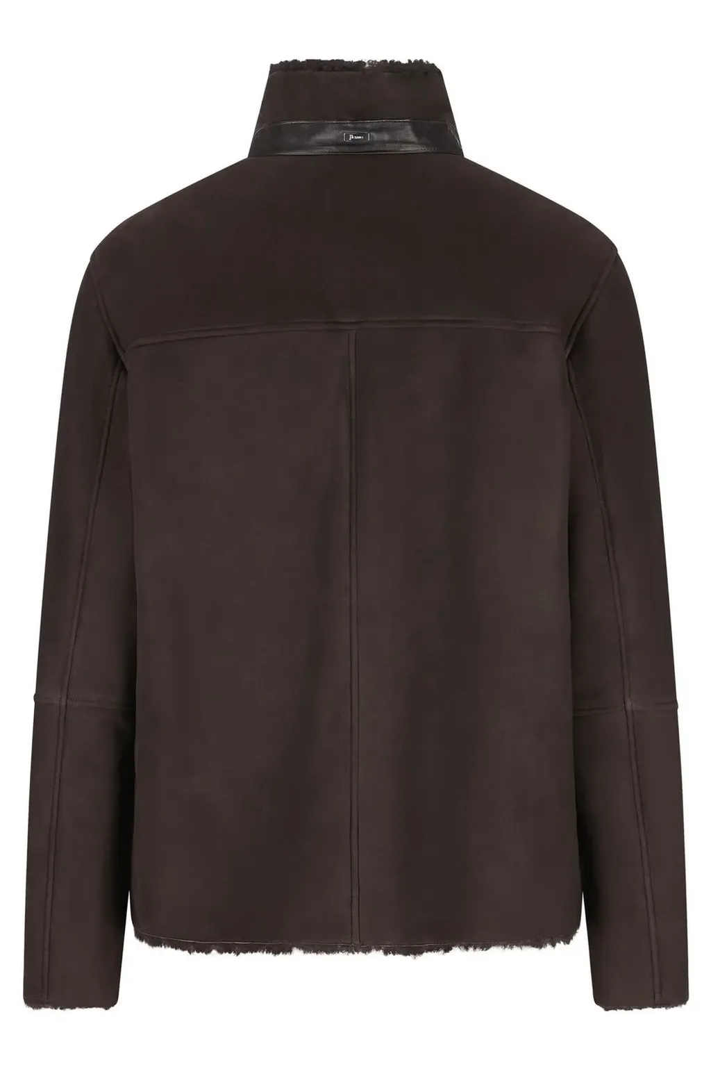 High-Neck Zipped Jacket