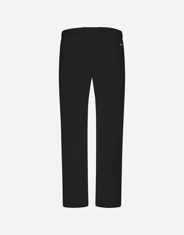 Pleated Straight-Leg Trousers