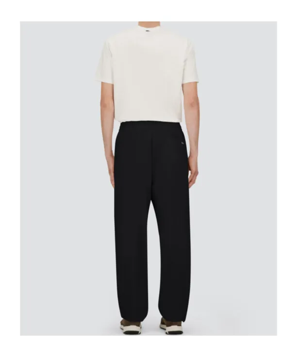 Pleated Straight-Leg Trousers