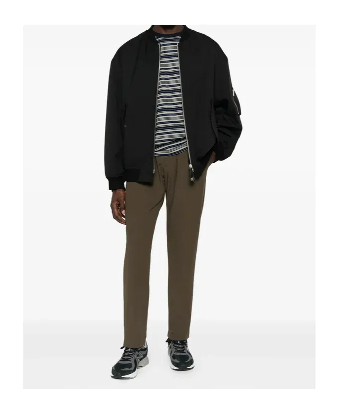 Pleated Drawstring Trousers