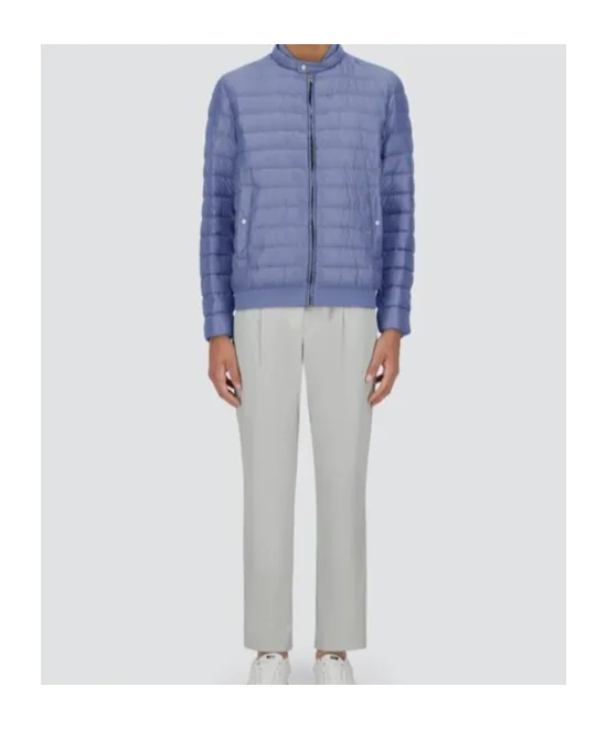 Quilted Zip-Front Jacket