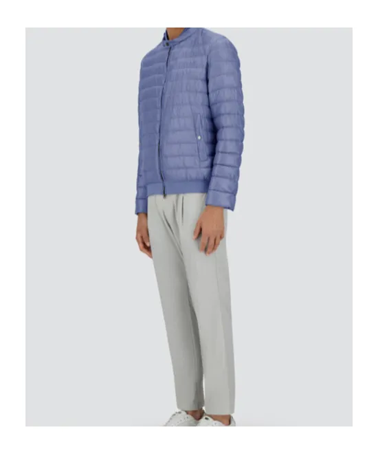Quilted Zip-Front Jacket
