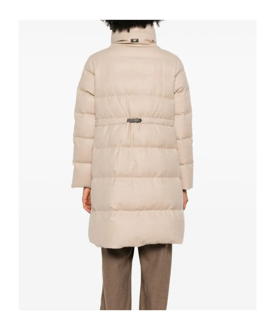 Quilted Zip-Up Coat