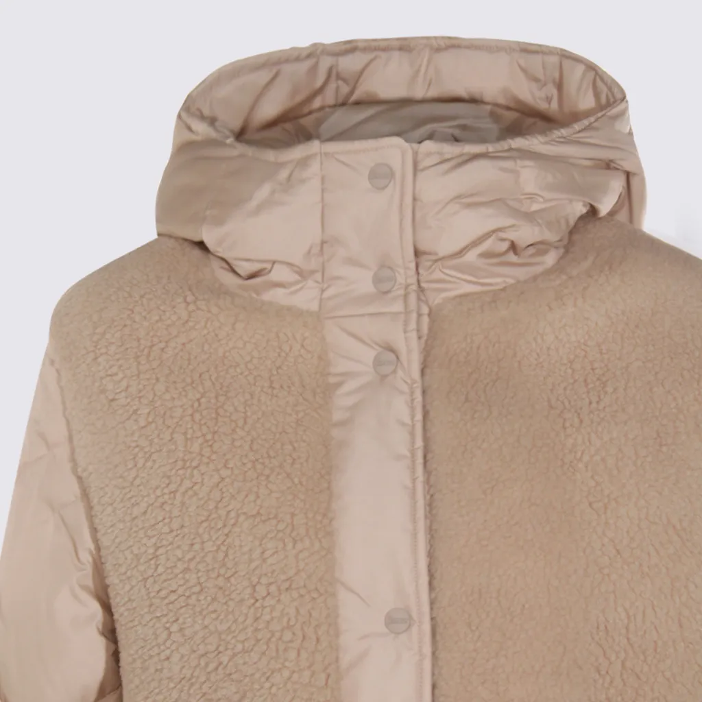 Press-Stud Fastened Hooded Jacket