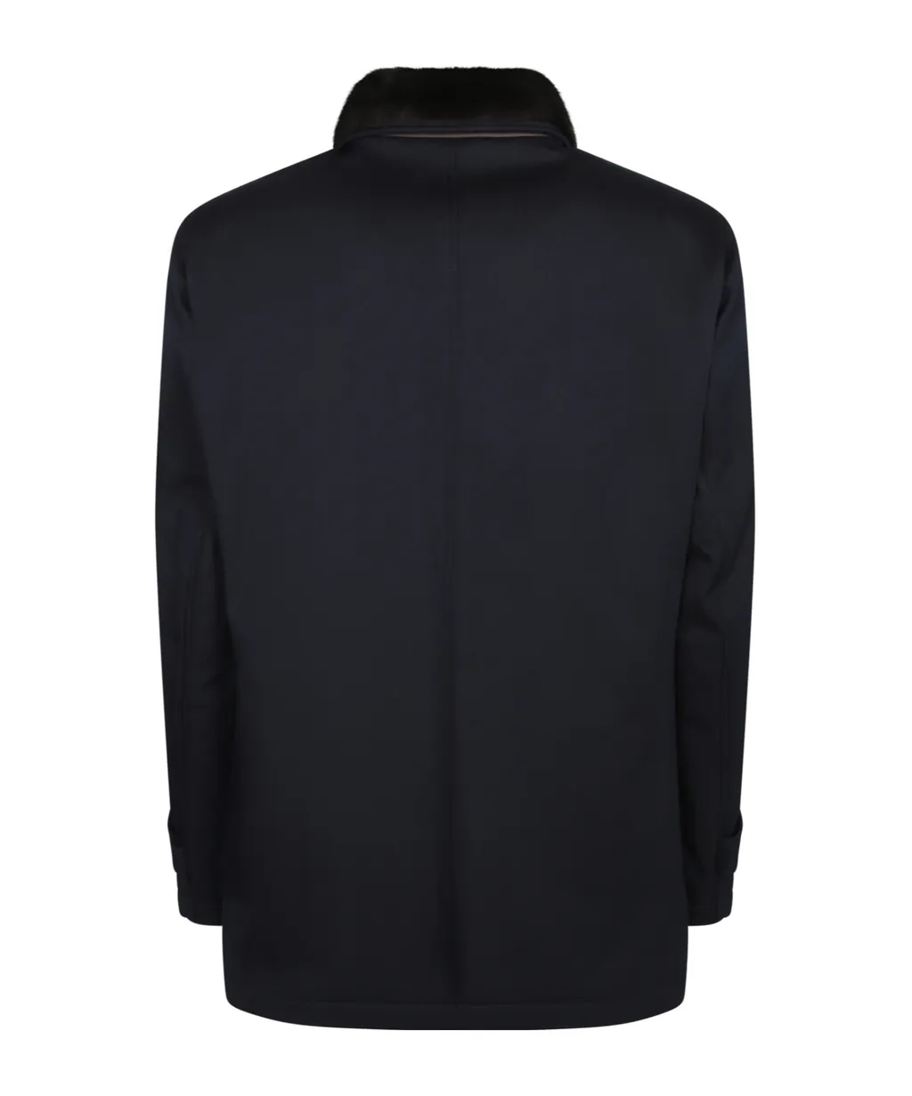 Single-Breasted Cotton Jacket