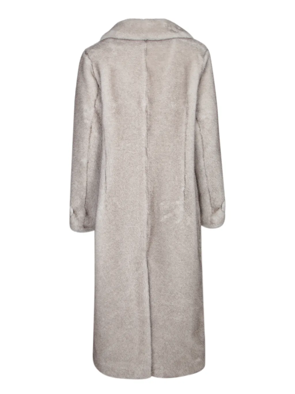 Notched-Lapel Welt-Flap-Pocket Coat