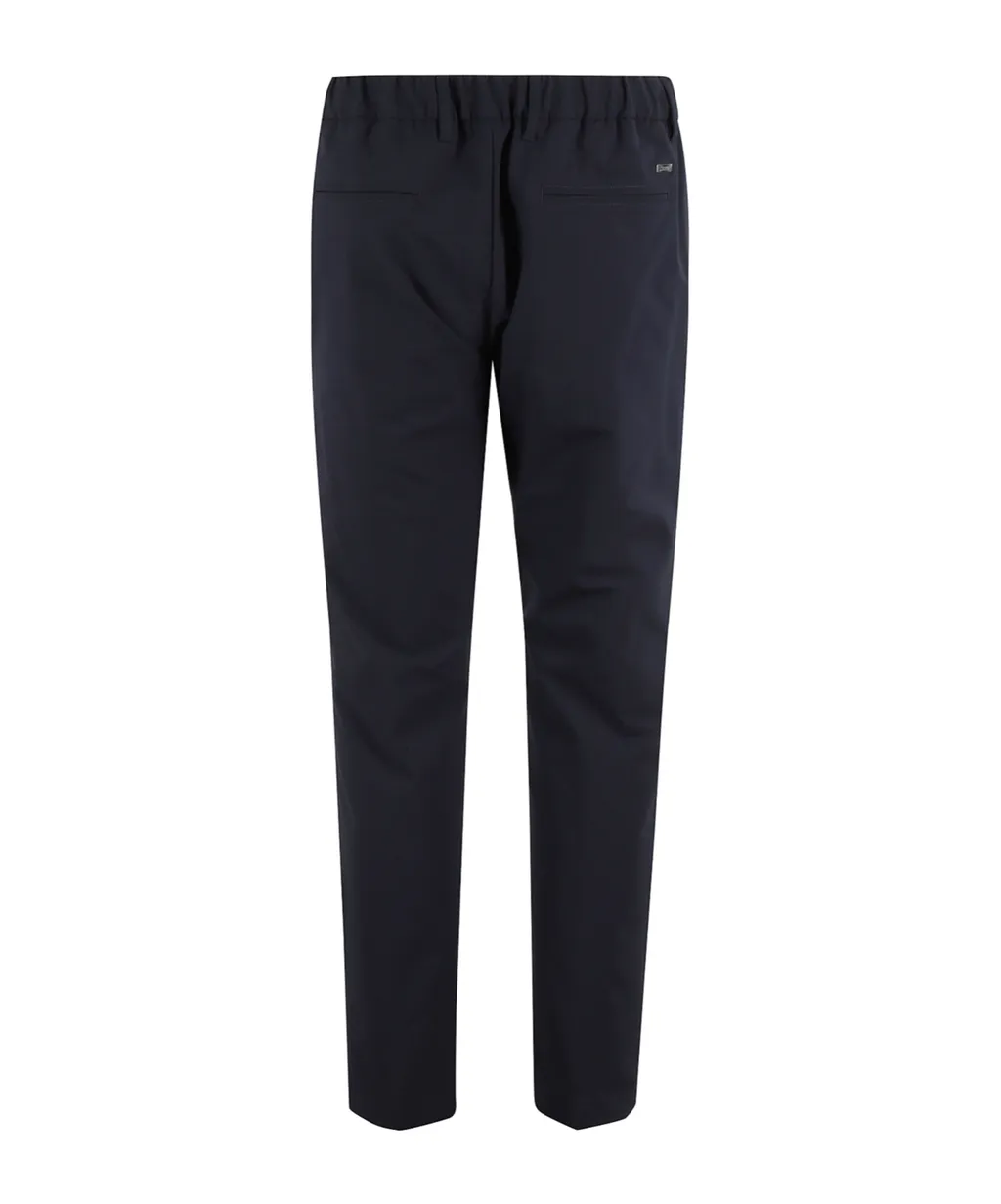 Straight-Leg Drawstring Trousers