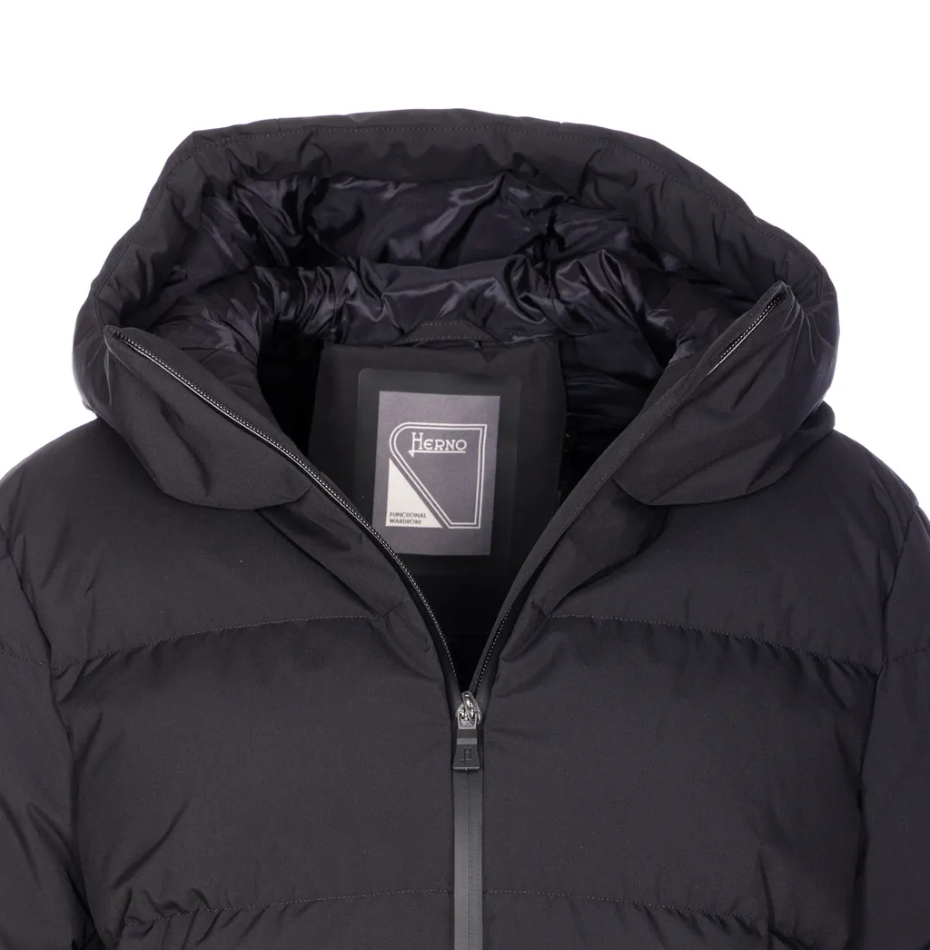 Double-Layer Hooded Down Jacket