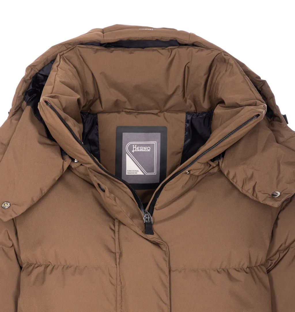 Padded Removable-Hood Jacket