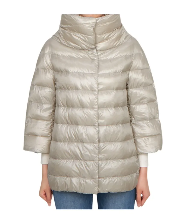 Three Quarter Sleeve Down Jacket