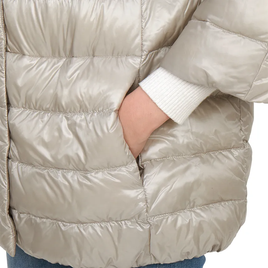 Three Quarter Sleeve Down Jacket