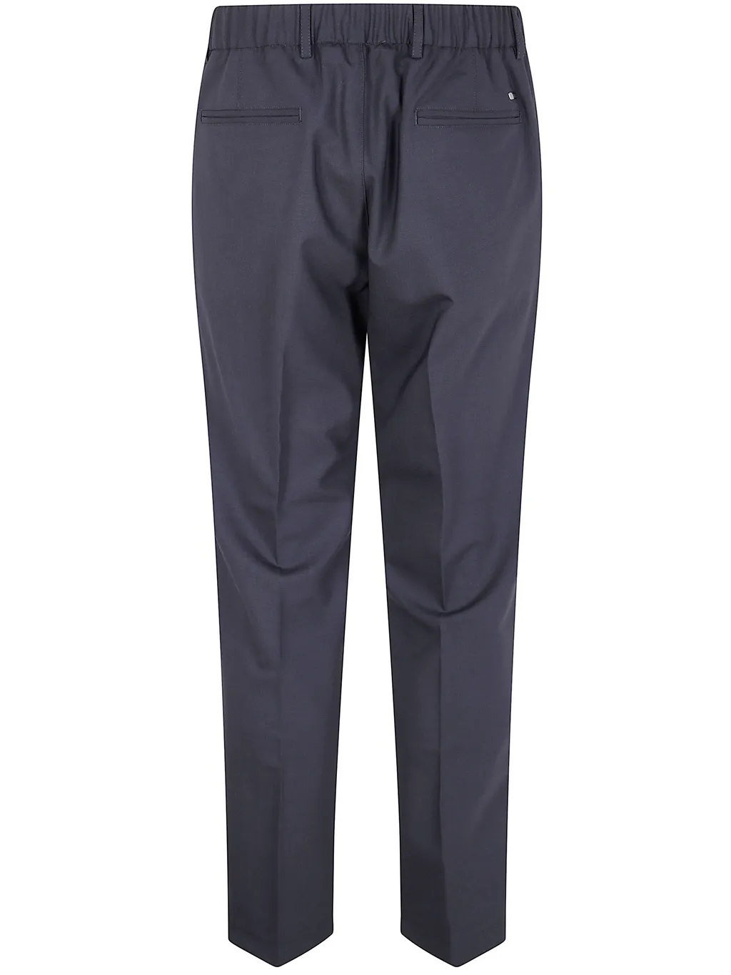 Pleated-Front Straight-Leg Trousers