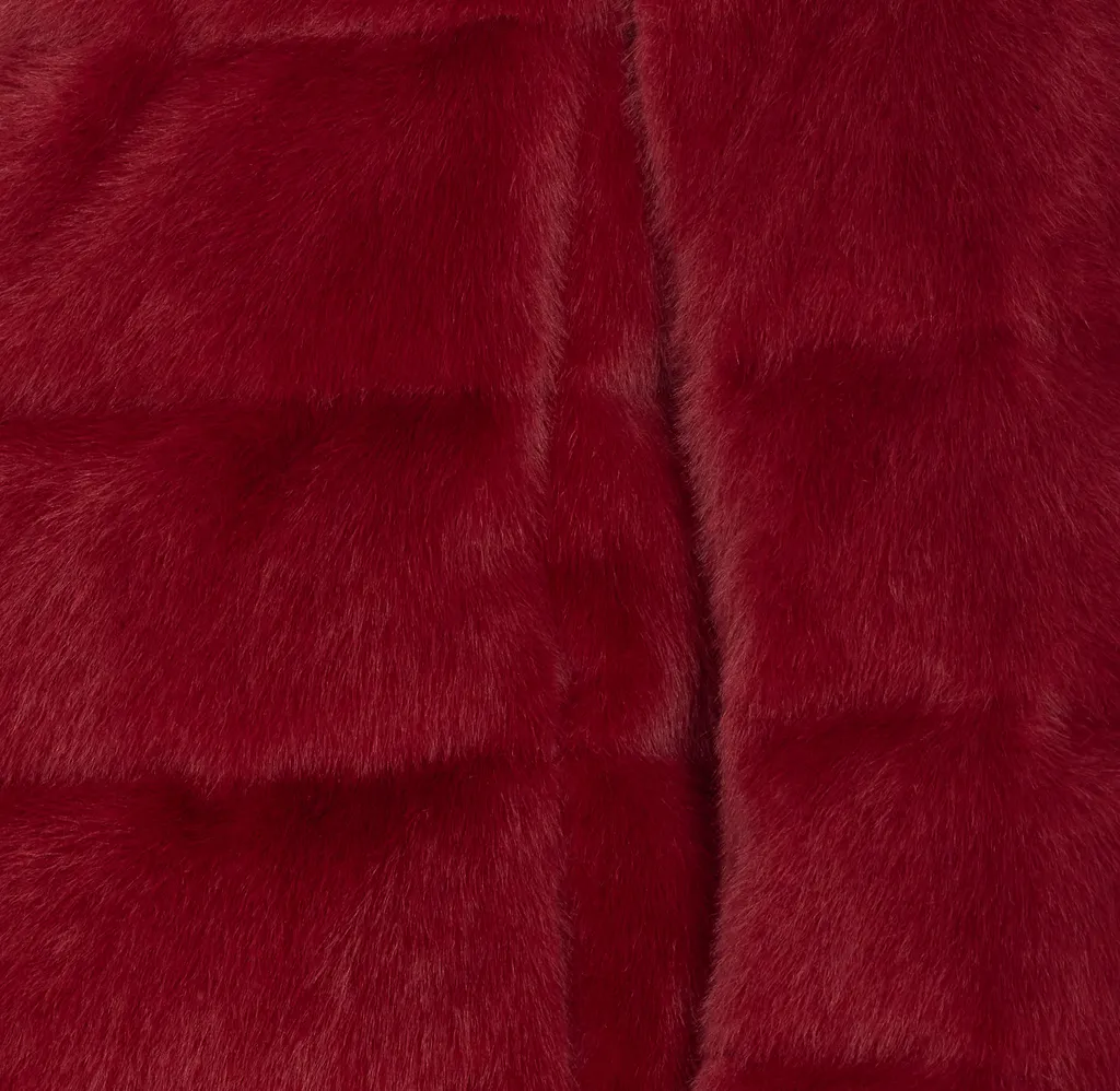 Faux-Fur Zipped Down Jacket