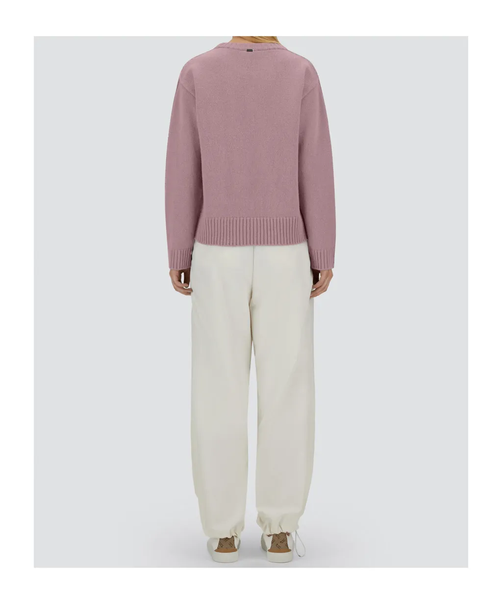 Embellished Long Sleeved Crew-Neck Jumper