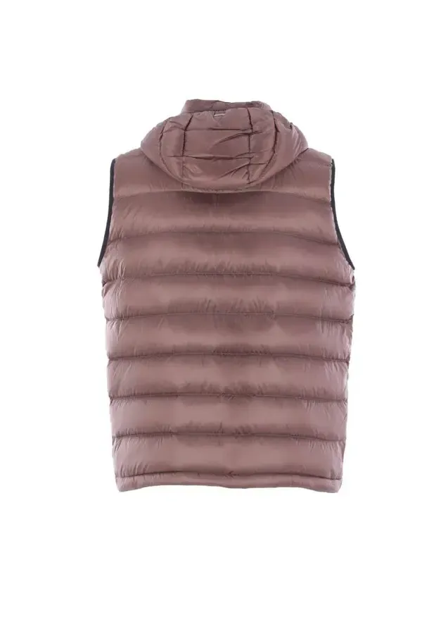 Hooded Zip-Up Down Vest