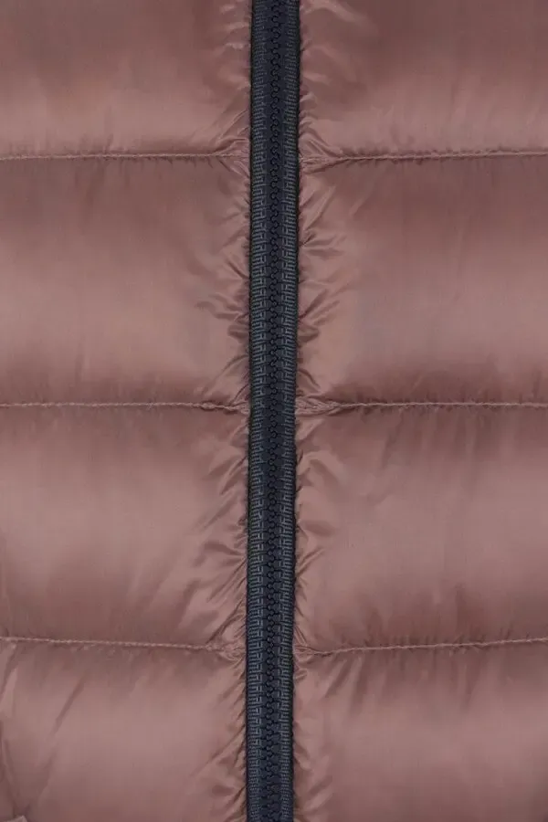 Hooded Zip-Up Down Vest