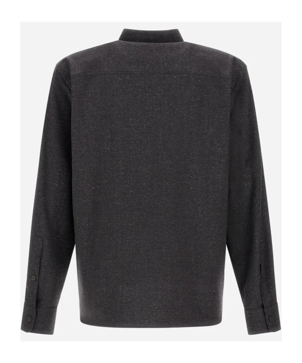 Textured Wool Shirt Jacket