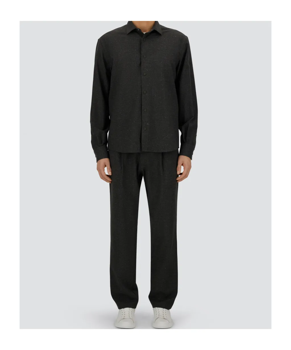 Textured Wool Shirt Jacket