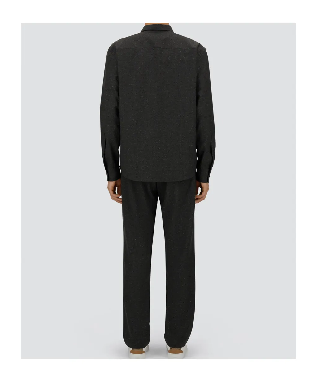 Textured Wool Shirt Jacket