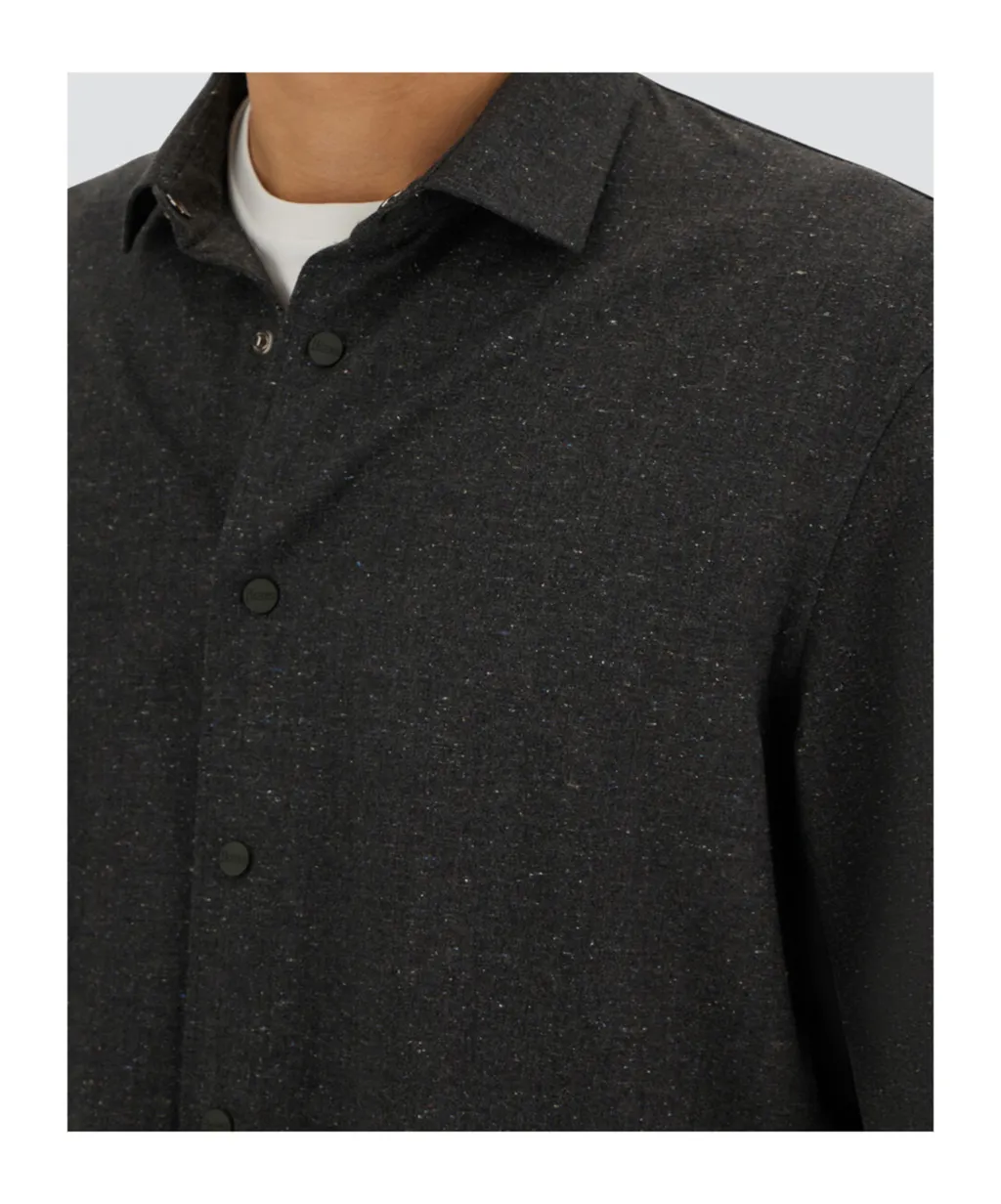 Textured Wool Shirt Jacket