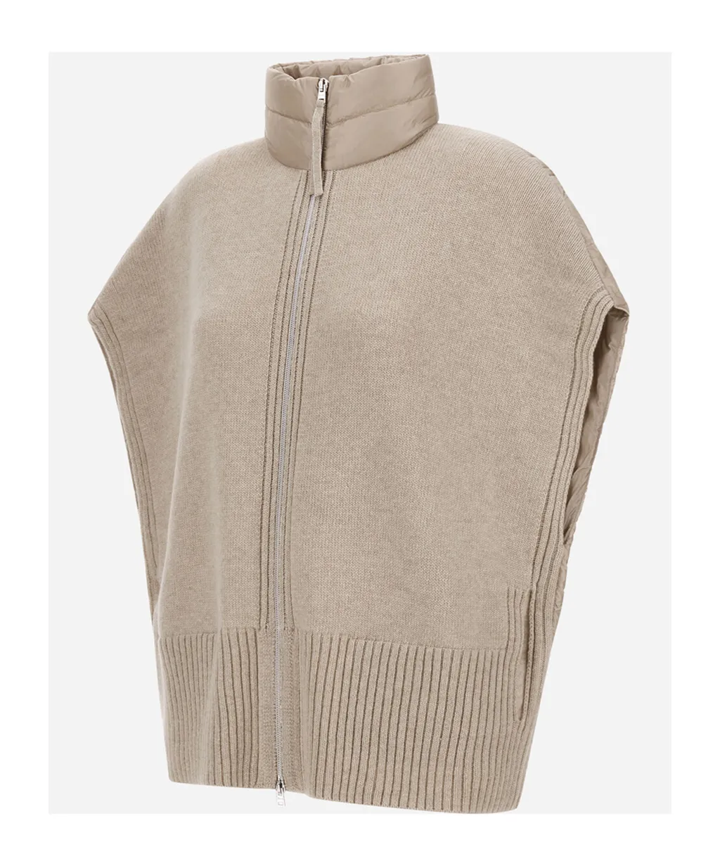 Sleeveless Zip-Front Vest